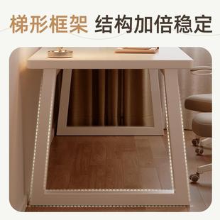 双人学台习桌电脑生桌式 书约桌学家用卧室简现代白A661DΩ色办公