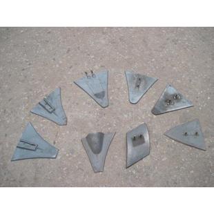 耕田配件 犁头犁尖犁铧器 起垄器犁头 铸铁犁 开沟器 耕地犁车头