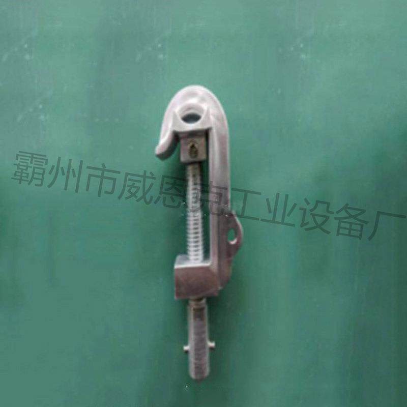 便携式线夹临时搭头电力施工高压锁杆头耐压绝缘高压铝头