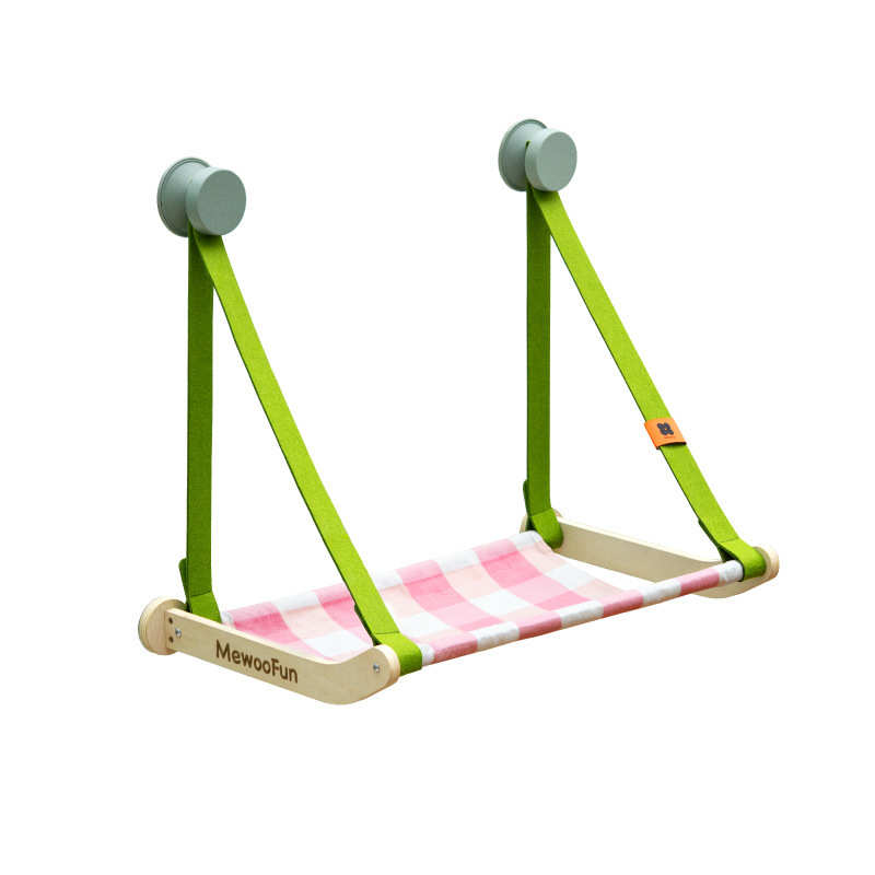 喵乎汪也猫吊床悬挂式猫窝猫床阳台窗户玻璃猫咪吊床四季通用猫窝