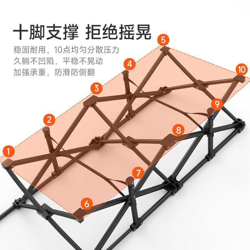 折叠床平款午休床可午睡上班族便携式办公室午休懒人躺椅陪护