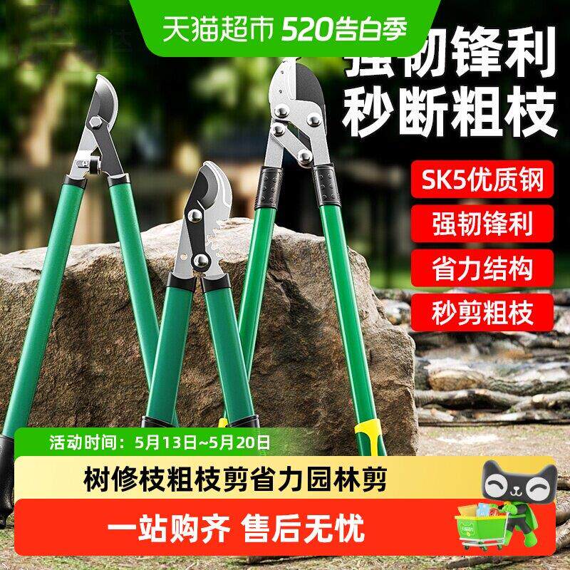 胜达粗枝剪修剪树枝剪刀果树修枝大力剪省力园林剪树枝专用强力剪