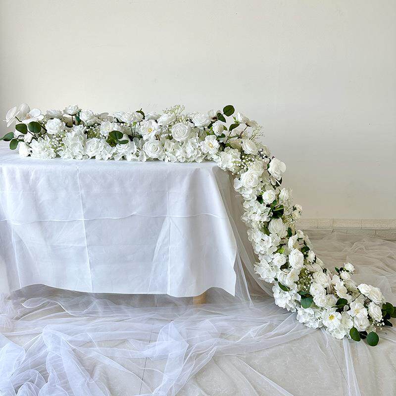 厂家直销仿真藤条酒店餐桌长条桌花装饰婚庆拱门假花手工绢花