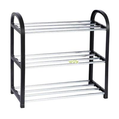 Shoe Rack Aluminum Metal Standing Shoe Rack DIY Shoes Shelf