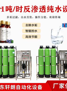 工业净化系统纯水设备 大型商业净水器 RO反渗透水处理设备厂家