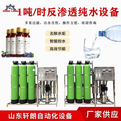工业净化系统纯水设备大型商业净水器RO反渗透水处理设备厂家