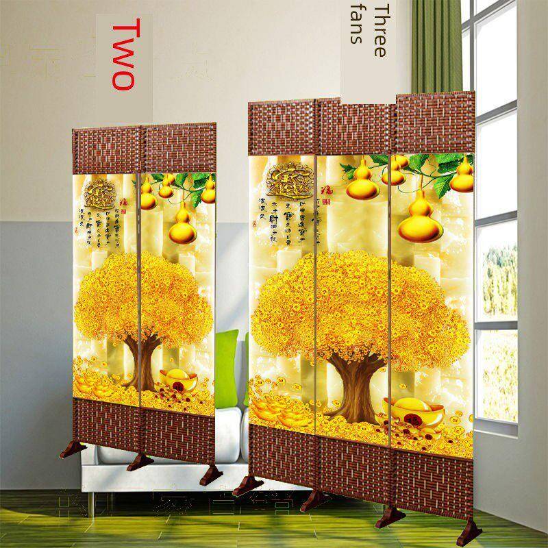新款屏风装饰移动可折叠隔断玄关办公室墙帘客厅卧室房间尺寸定制