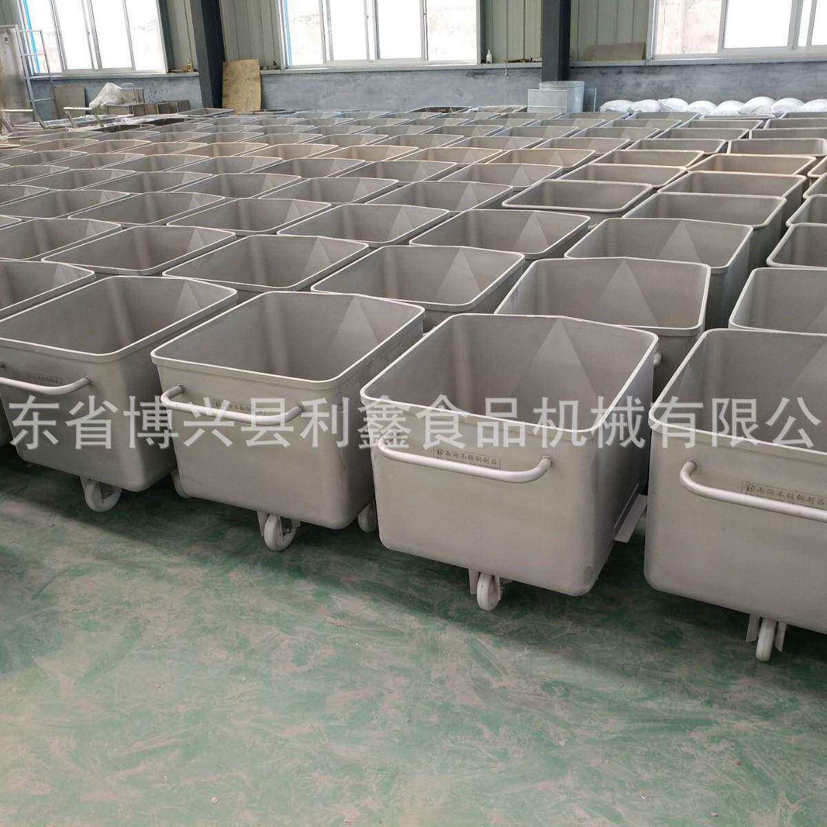 食品料车不锈钢肉料车不锈钢料斗车不锈铁桶车肉制品推车