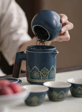 印堆杯礼一壶礼品客商务礼品快国花旅行手伴潮中秋三杯处陶瓷logo