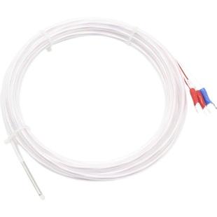 铁氟龙PT100传感器热电阻 K型热电偶感温线探头 防水防腐蚀耐酸碱