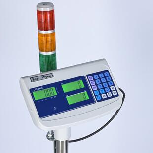 三色灯报警电子秤上下限检重秤高精度工业计重计数台秤报警电子称