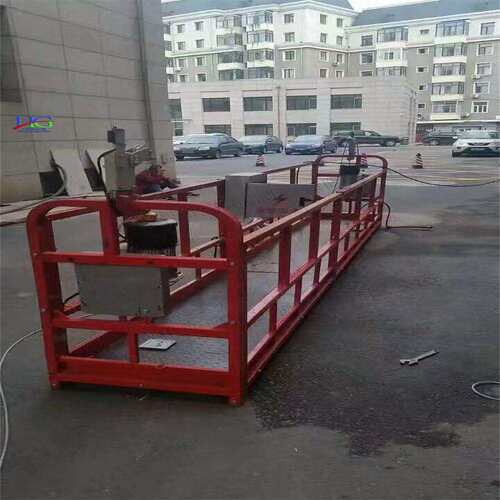 起重机吊篮 外墙装修机械吊篮 单柱双笼提升机