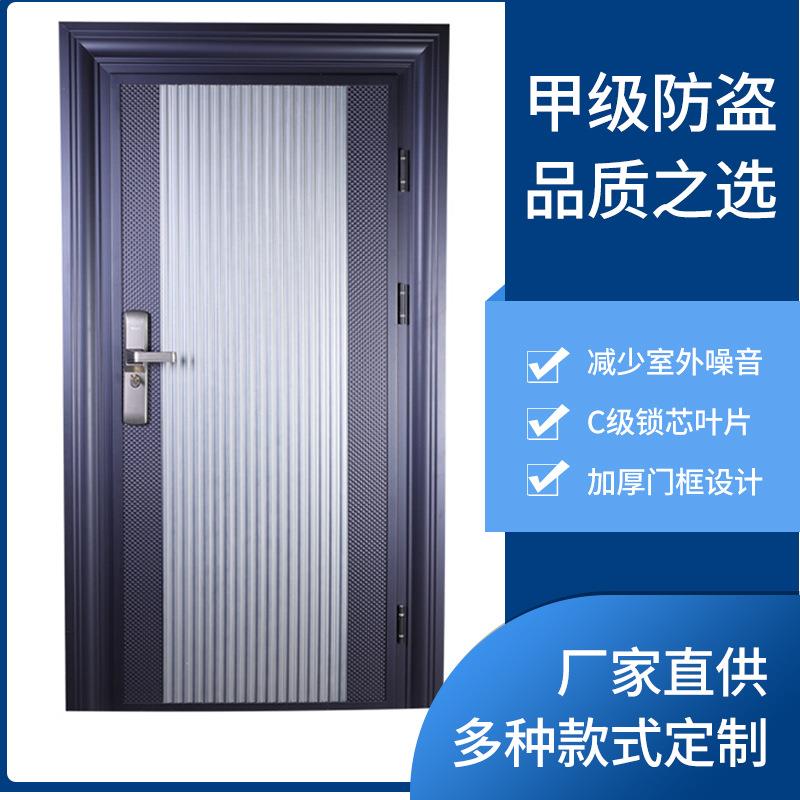庭院别墅大门防盗门锌铁合金卡门仿铜大门防晒油漆可定