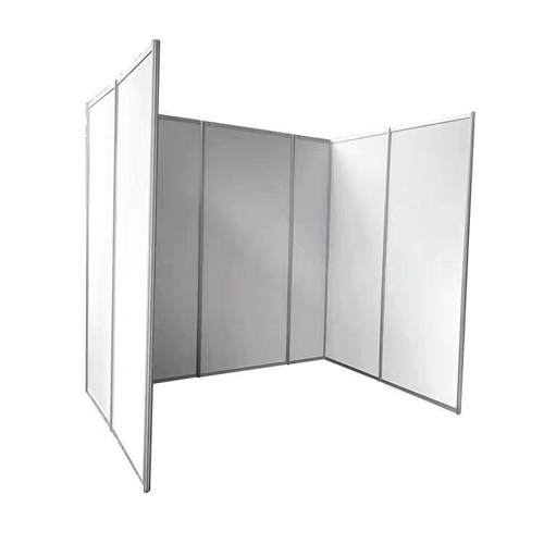 移动八棱柱书法作品展 立式屏风展板 学校美术字画摄影展板 出租