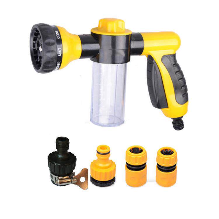 洗车工具园艺 洗车水枪泡沫水枪接头 8功能泡沫枪套装