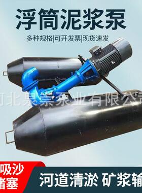 立式液下渣浆泵 抽沙吸沙泵 河底清淤矿用排污泵 4寸浮筒泥浆泵