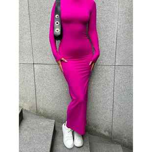 Dress Women Sexy and Long Hip Winter Bag Autumn