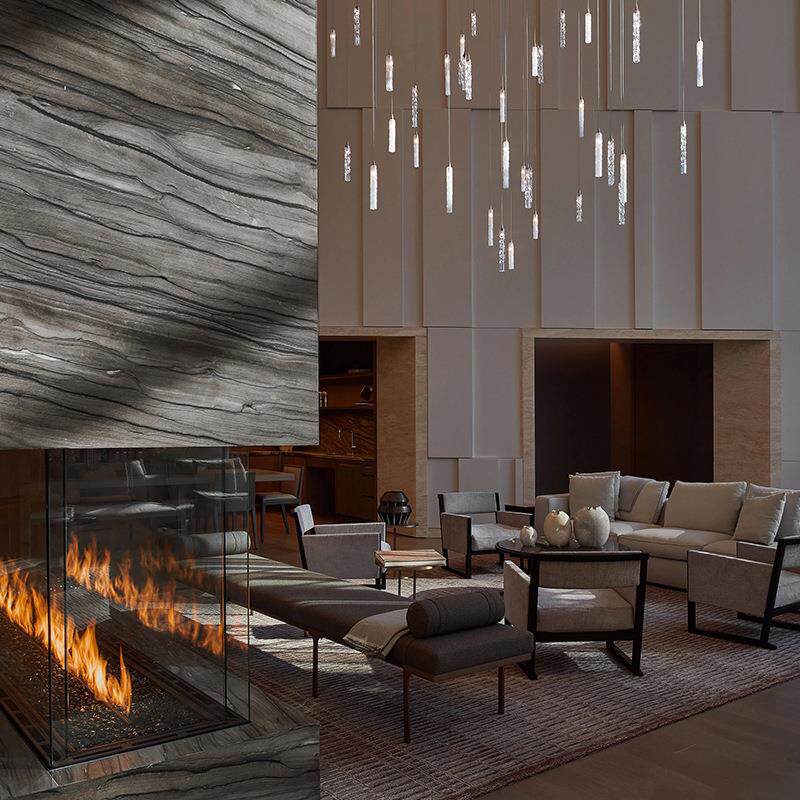 楼梯间长吊灯别墅复式楼轻奢旋转楼梯灯酒店大堂售楼部吊灯工程灯