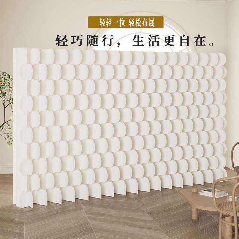软隔断屏风可折叠网红隔断墙商场活动假墙挡板移动创意推拉背景墙