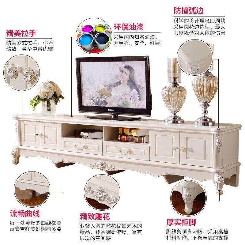 欧式电视柜茶几组合客厅电视柜小型简易柜子现代简约地柜家具