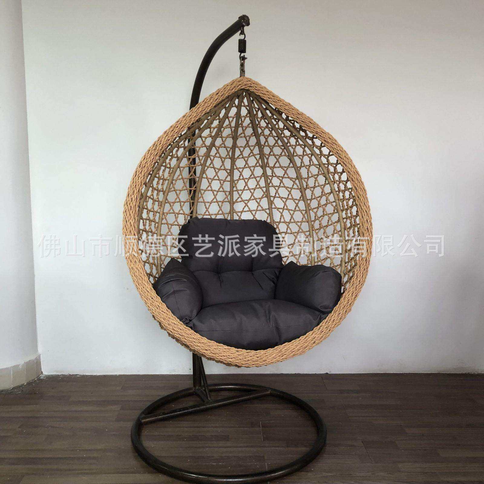 吊椅吊篮藤椅家用室内吊床秋千阳台花园庭院摇椅鸟巢吊篮懒人躺椅