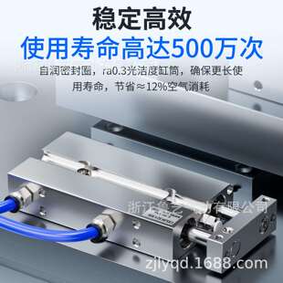 SMC款双轴CXSJM/CXSJL61015202532轴承导向倍力气缸磁性开关
