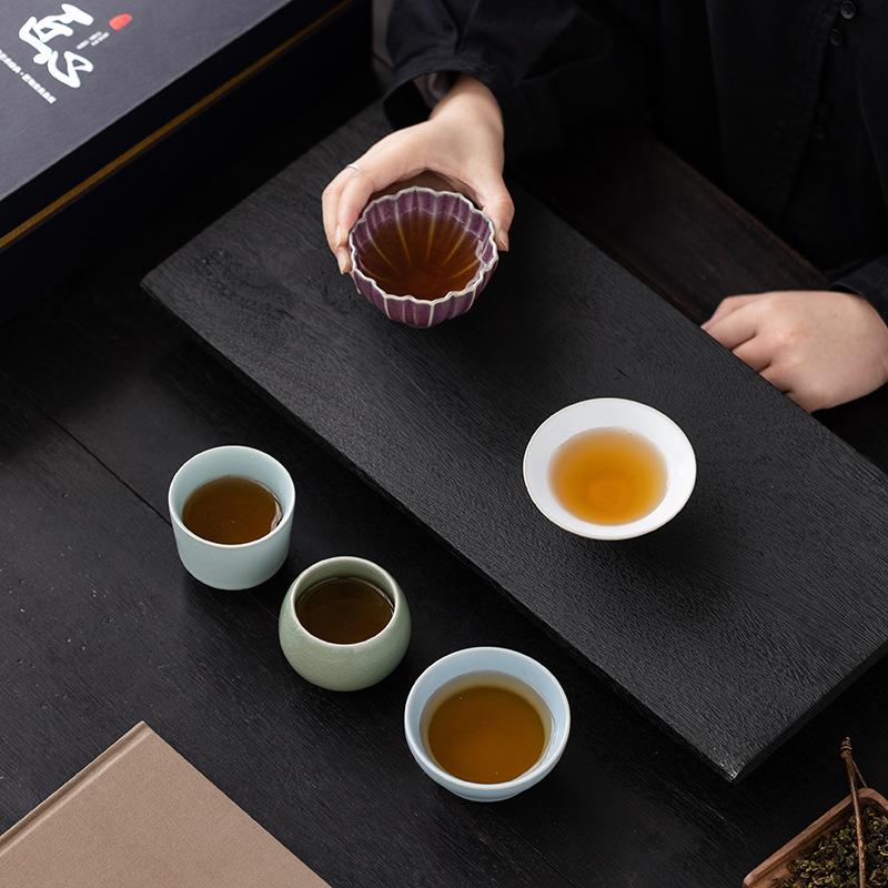 茶杯主人杯个人专用高档茶杯家用杯子套装2024新款五大名窑