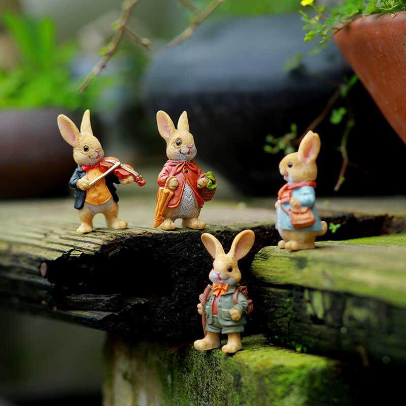 复活节兔子摆件花园庭院装饰品美陈窗台微观盆景雕塑迷你花园故事,家居饰品,户外/庭院摆件,淘宝优惠券,粉丝福利购,淘宝优惠卷