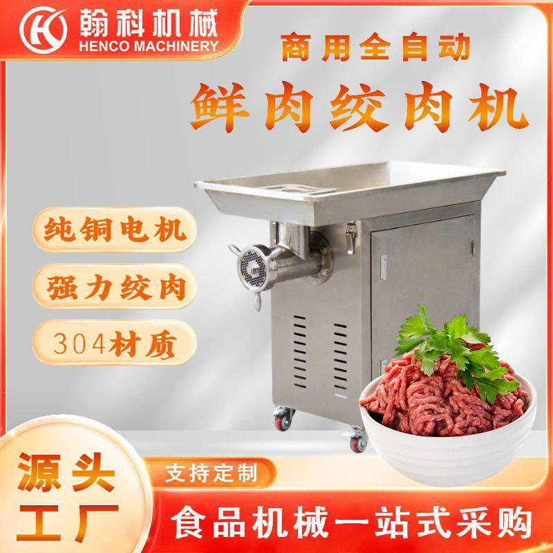 大功率鲜肉碎肉机牛肉猪肉羊肉肉馅机绞馅机大容量商用绞肉机