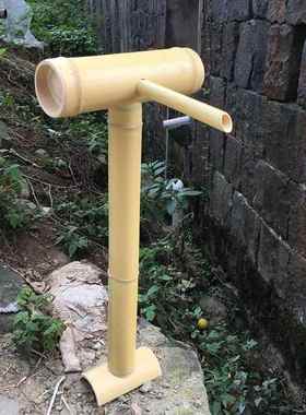 竹子流水摆件 居家庭院 竹筒过滤器 日式风格 滴水流水器 包邮