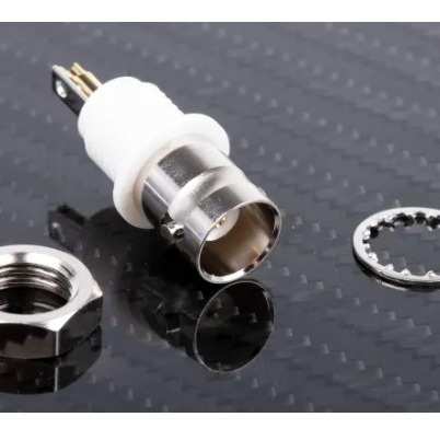 欧时RS PRO 50ΩBNC连接器母头 同轴连接器 面板安装焊接端接总代