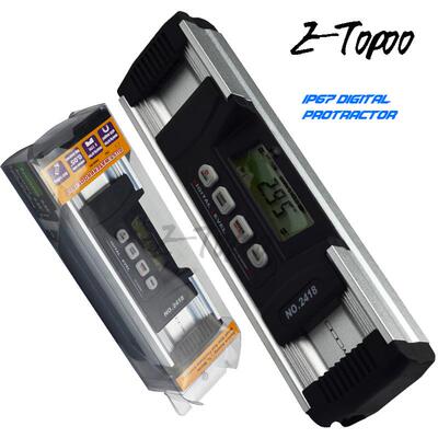 HUOTO IP67 数显倾角盒 角度仪量角器坡度尺 可水中作业