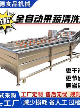 材压喷淋清洗机 生姜去泥沙洗姜机海鲜根茎类果蔬清洗设备