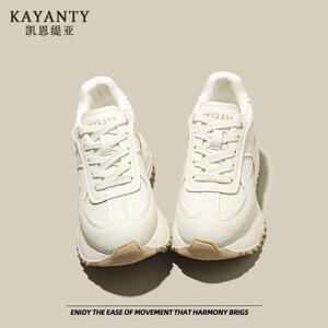 KAYANTY2026春秋厚底内增高运动休闲鞋女阿甘鞋配阔腿裤鞋子舒适