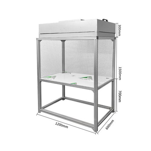 百级FFU洁净棚无尘净化工作台超净光学平台洁净室车间防尘风机