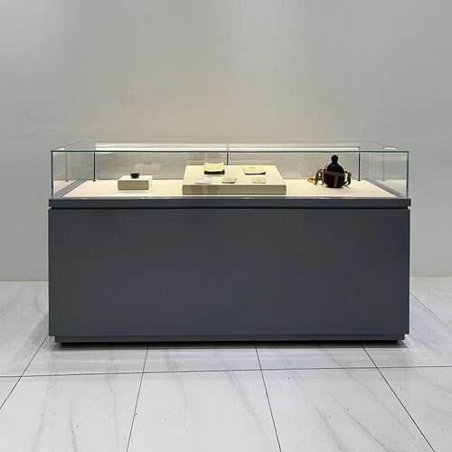 博物馆展柜玻璃柜展示柜博物馆柜台珠宝柜展厅陈列柜中岛柜