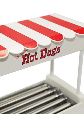 烤肠机 用烤肠机双控管温不锈钢香JK-RG006肠机家热狗棒机 热狗五