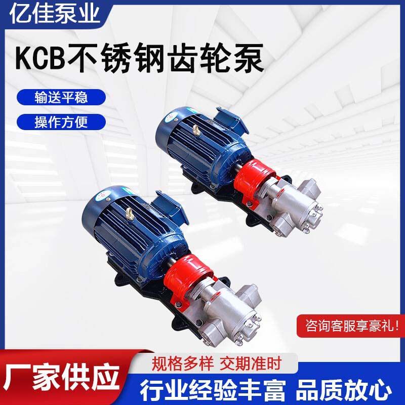 不锈钢齿轮油泵kcb型齿轮泵kcb83.3微型泵小型齿轮泵kcb齿轮泵