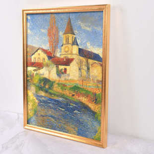 木质空 边框相框条油画框框大框细a3画框实木复古线条金色外古典