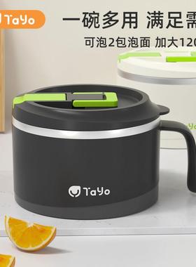 采购产品学生不锈钢带盖泡面碗，宿舍泡面碗，餐具饭盒，个人使用