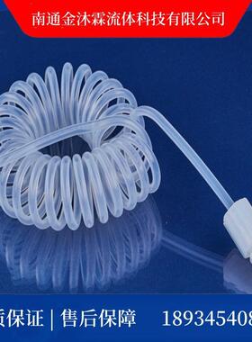 供应PFA弹簧管PFA缠绕管PFA螺旋管4*63/8拉伸长度5米现货供应