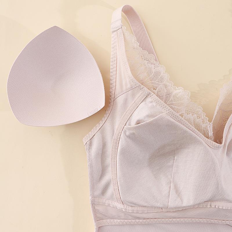 仕乐亲肤绒女士文胸背心