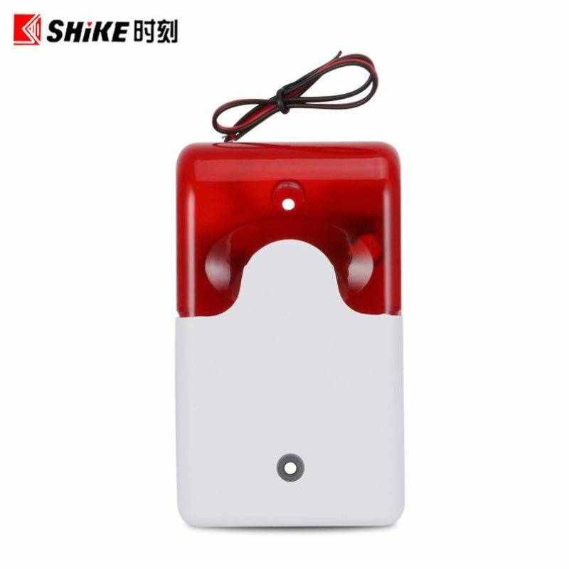 时刻SHIKE时刻报警器有线喇叭防盗器报警器扩音喇叭ES-626有