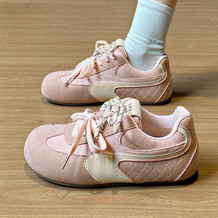 休闲鞋蝴蝶结厚底德训运动老爹鞋