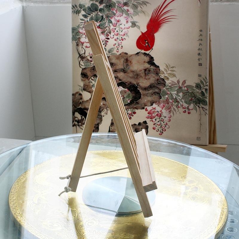 学校小画架微型幼儿园20厘米台式画架桌面展示架迷你油画架