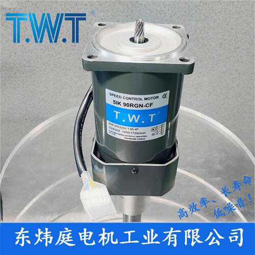 TWT电机90W调速电机5IK90RGN-CF 5RK90RGN-CF 台湾东炜庭电机
