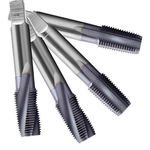 镀TICN管牙直槽丝攻PS RP RC PT NPT NPS1/2 3/4机用螺旋丝锥