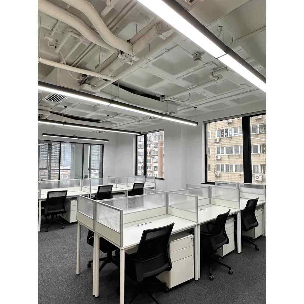 桌面屏风挡板防摔护栏铝合金隔音办公隔断玻璃隔断定制