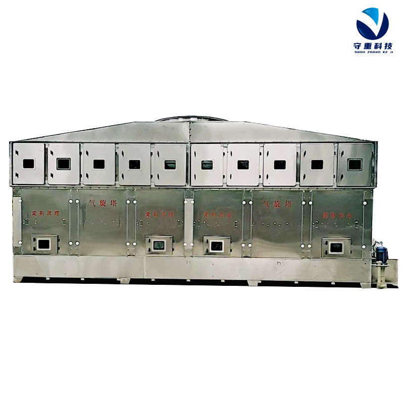 全包围气旋喷淋塔不锈钢混动漆雾喷漆不锈钢空气净化环保设备厂
