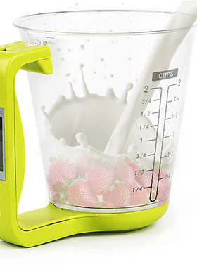 烘焙电子量杯秤 1000g1g多功能厨房量杯秤电子台秤克秤 CG1019